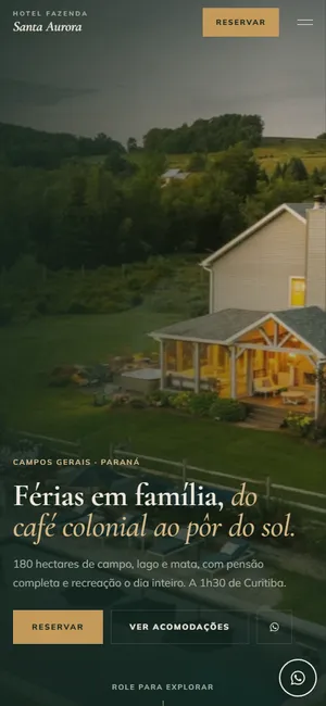 O mesmo modelo no celular