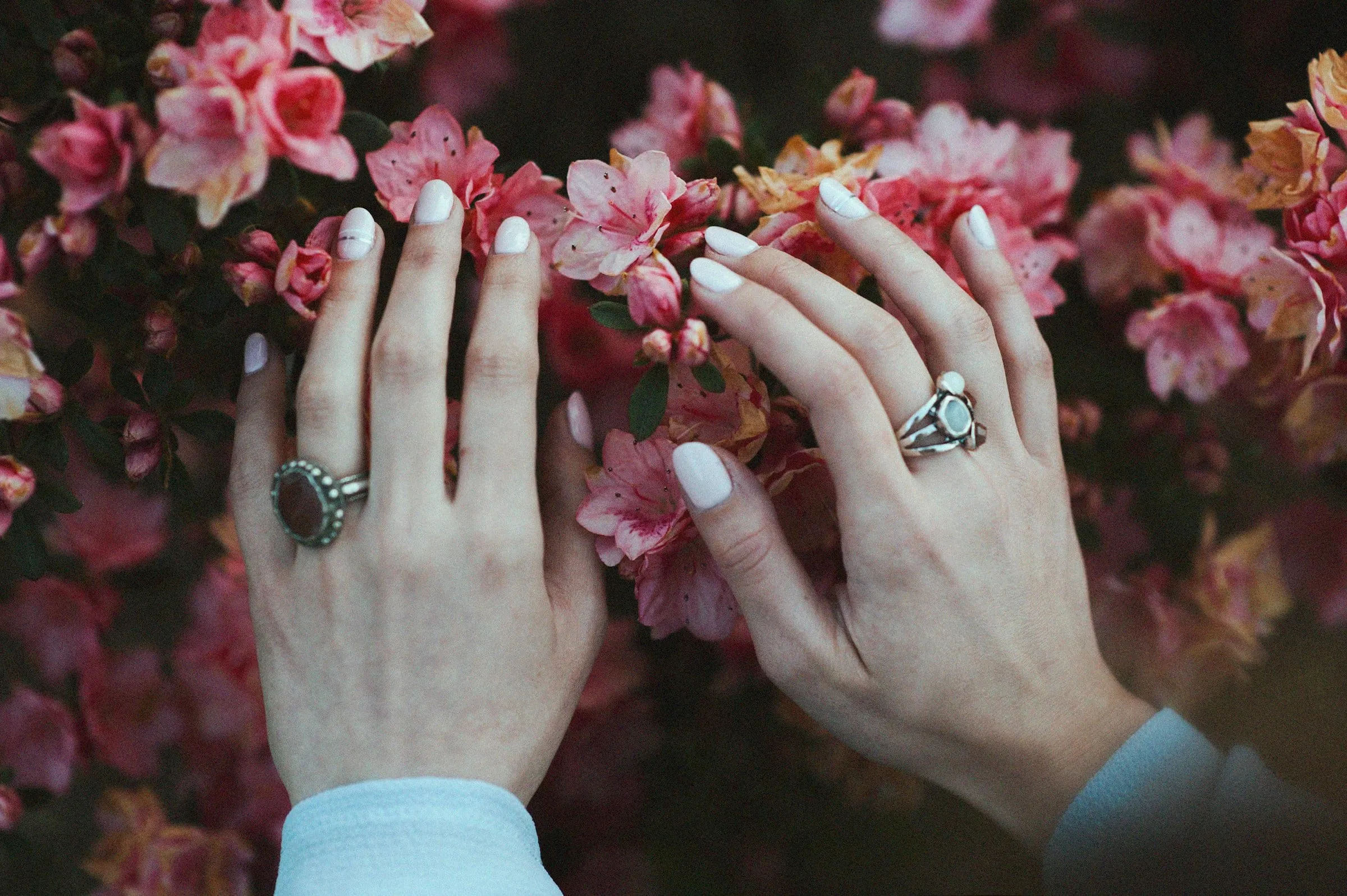 Unhas feitas em close